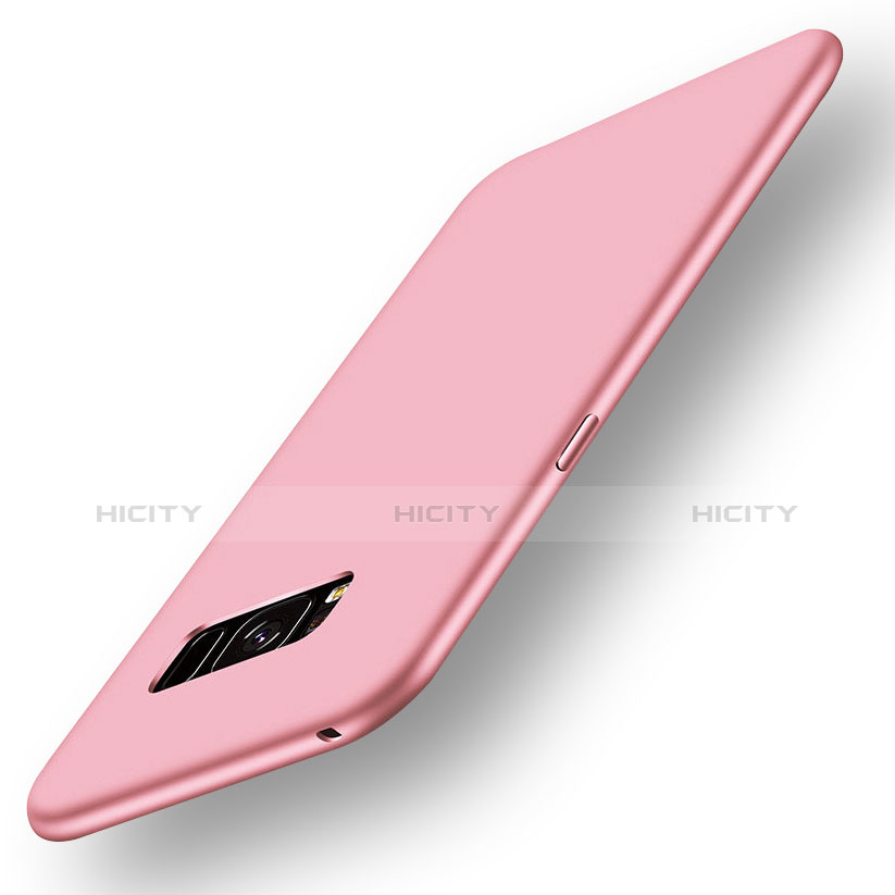 Silikon Hülle Handyhülle Ultra Dünn Schutzhülle Tasche S05 für Samsung Galaxy S8 Plus Rosa Plus