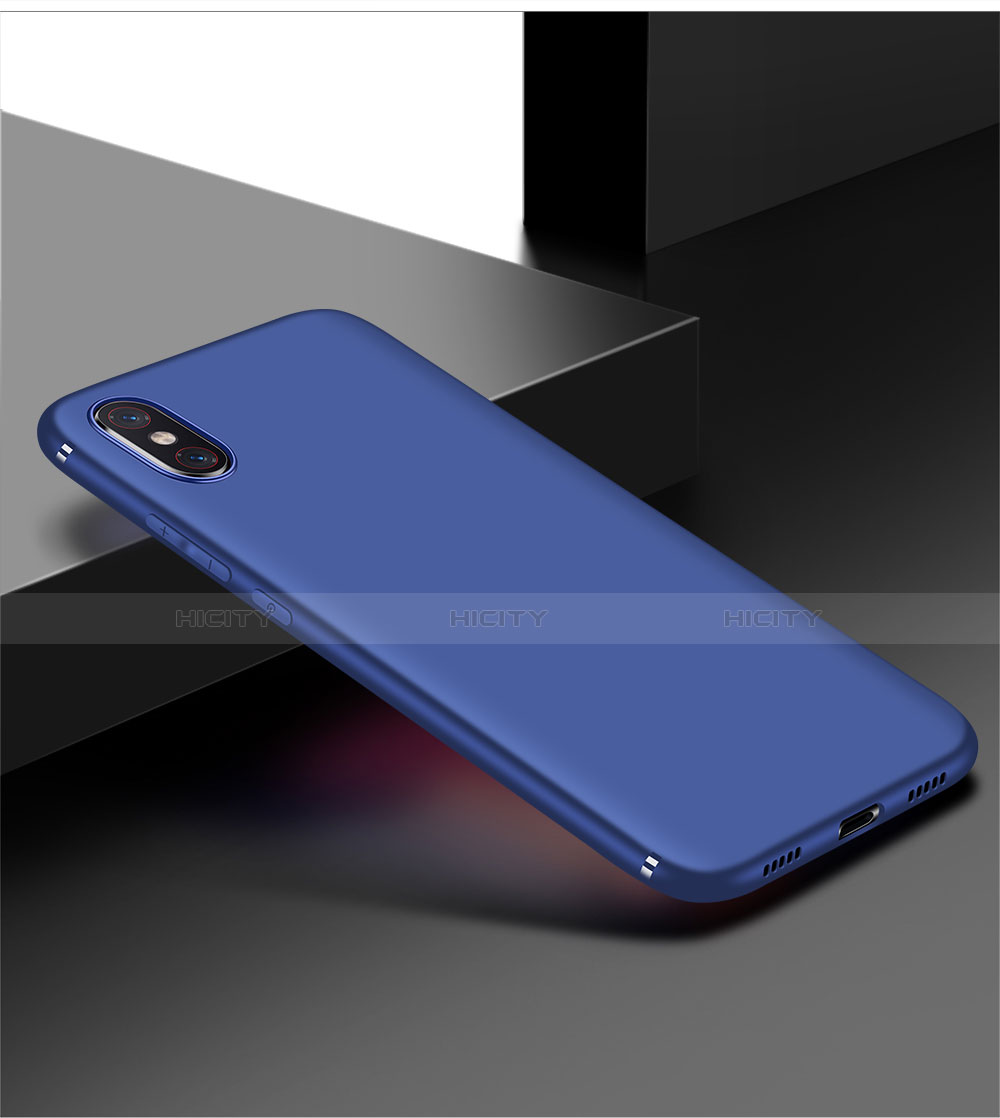 Silikon Hülle Handyhülle Ultra Dünn Schutzhülle Tasche S06 für Xiaomi Mi 8 Pro Global Version groß