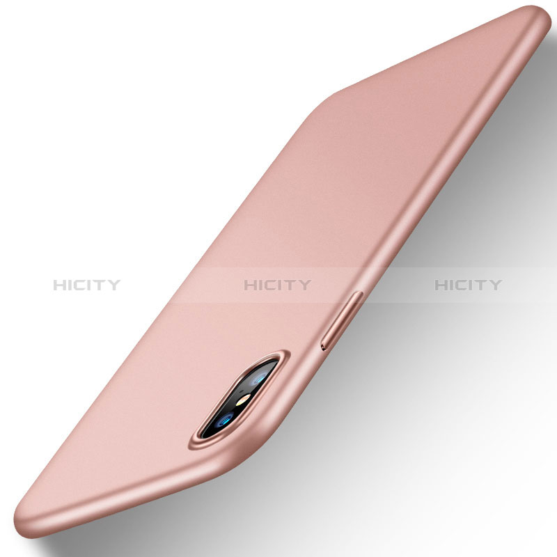 Silikon Hülle Handyhülle Ultra Dünn Schutzhülle Tasche S18 für Apple iPhone X Rosegold