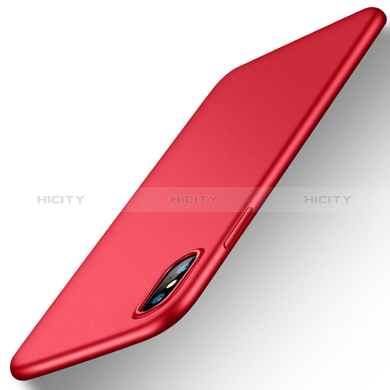 Silikon Hülle Handyhülle Ultra Dünn Schutzhülle Tasche S18 für Apple iPhone X Rot Plus