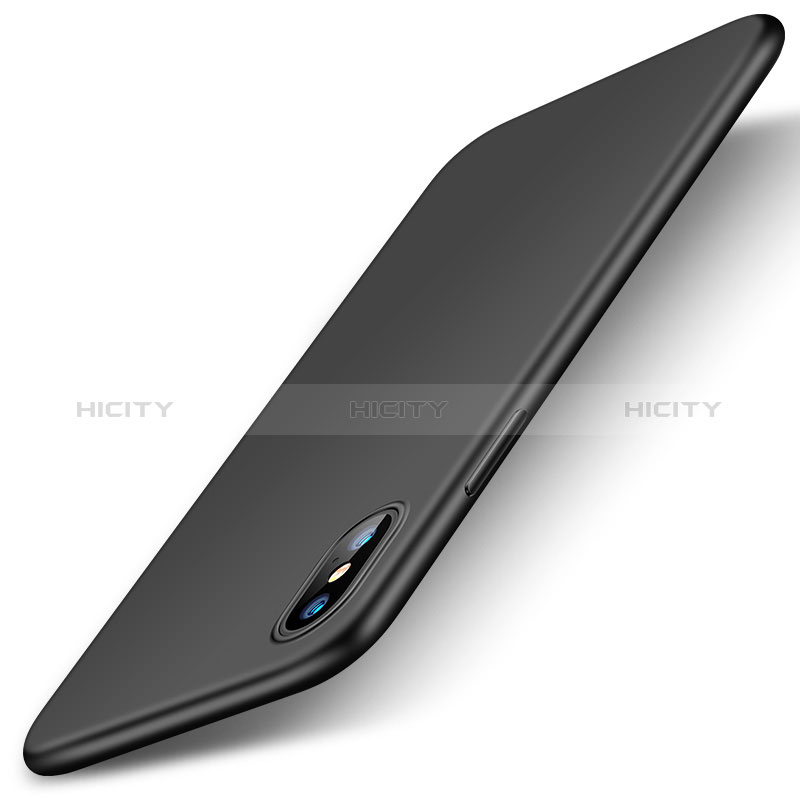 Silikon Hülle Handyhülle Ultra Dünn Schutzhülle Tasche S18 für Apple iPhone X Schwarz Plus