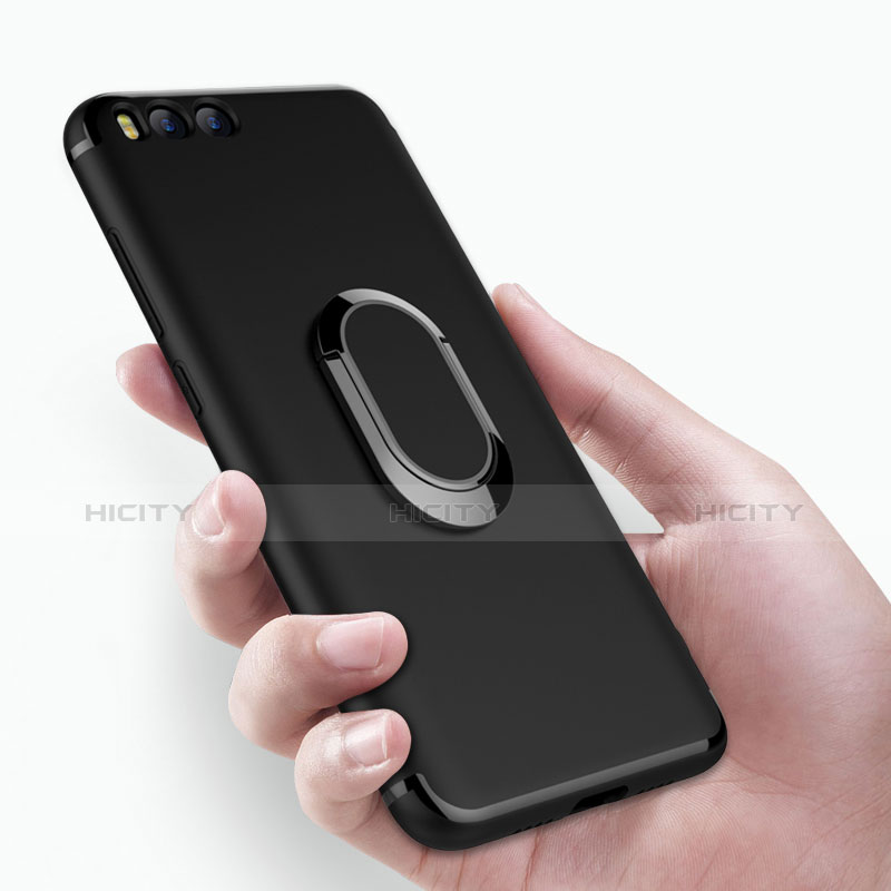 Silikon Hülle Handyhülle Ultra Dünn Schutzhülle Tasche Silikon mit Fingerring Ständer für Xiaomi Mi 6 groß