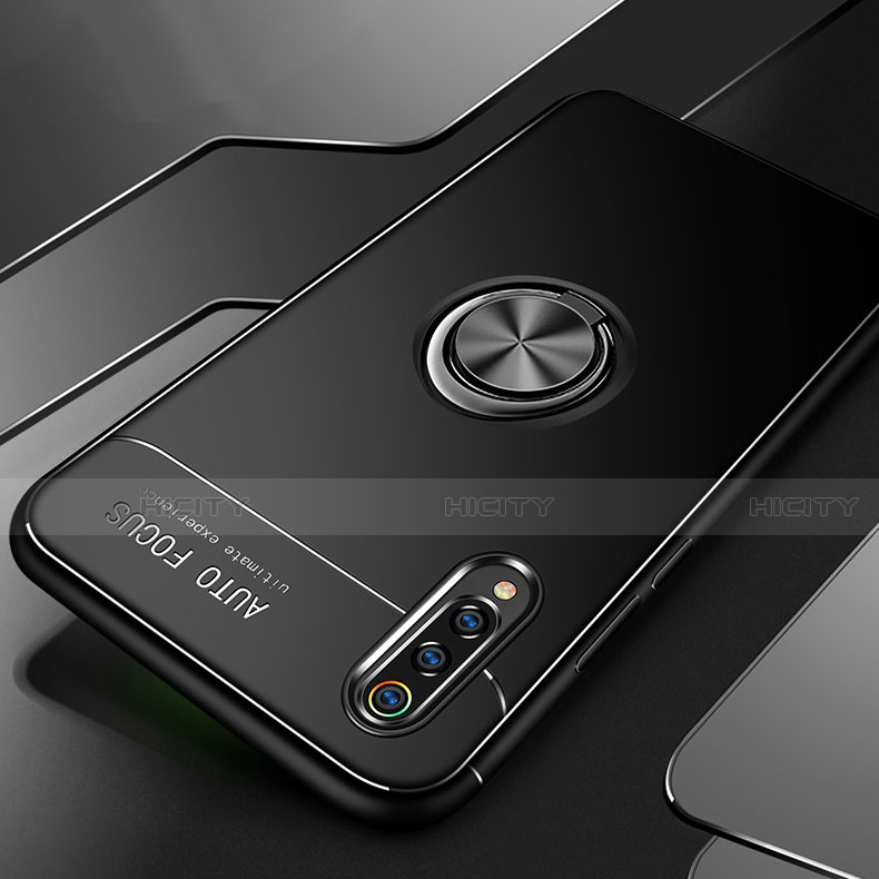 Silikon Hülle Handyhülle Ultra Dünn Schutzhülle Tasche Silikon mit Magnetisch Fingerring Ständer für Xiaomi Mi 9 Lite