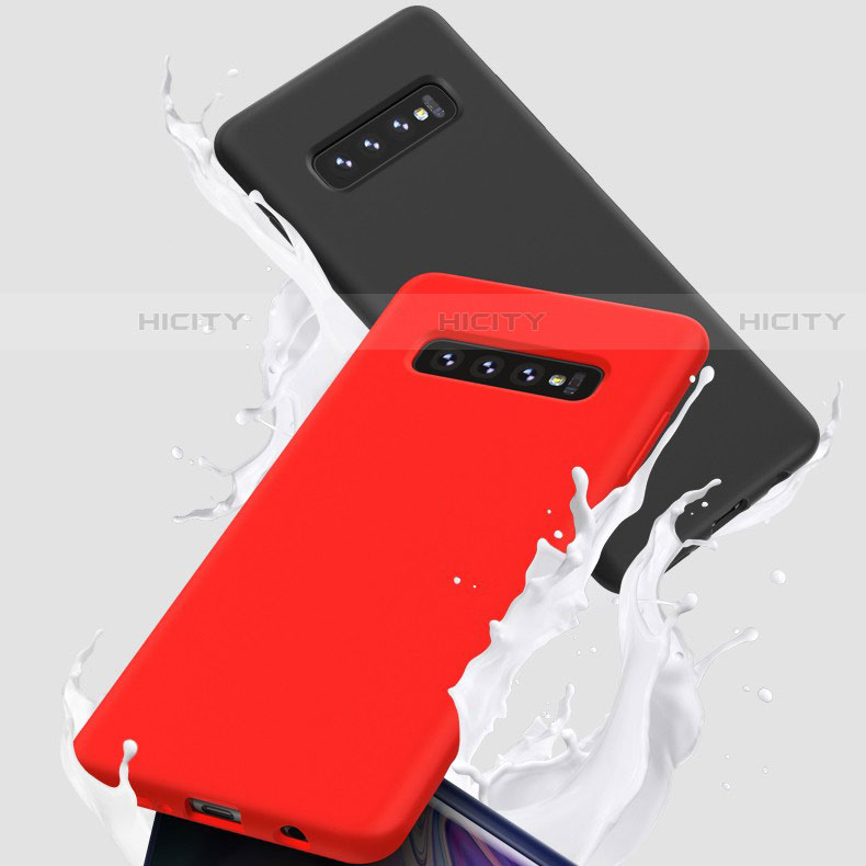 Silikon Hülle Handyhülle Ultra Dünn Schutzhülle Tasche U01 für Samsung Galaxy S10 5G groß