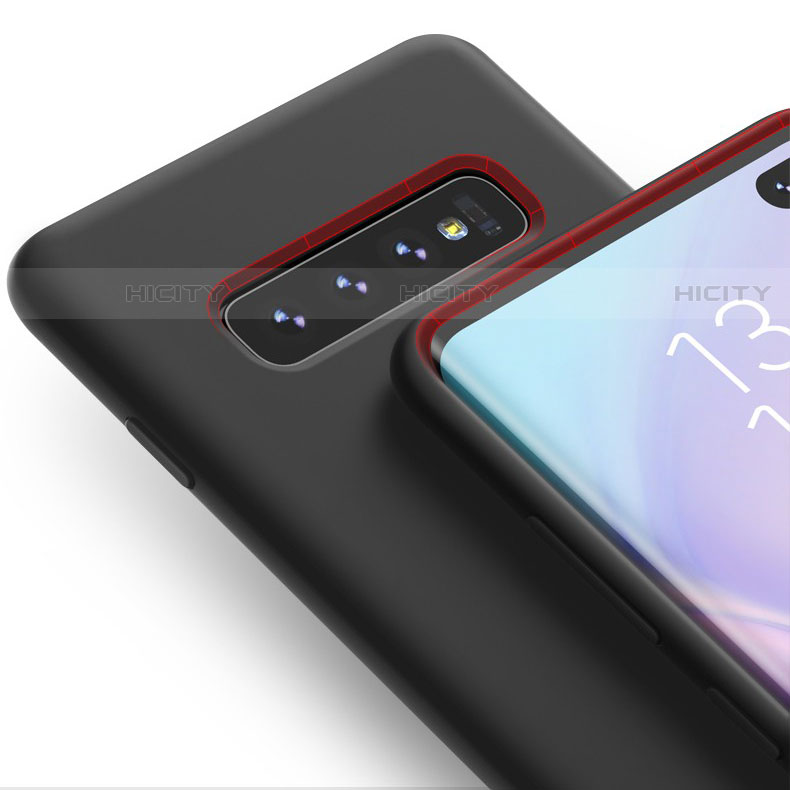 Silikon Hülle Handyhülle Ultra Dünn Schutzhülle Tasche U01 für Samsung Galaxy S10 5G groß