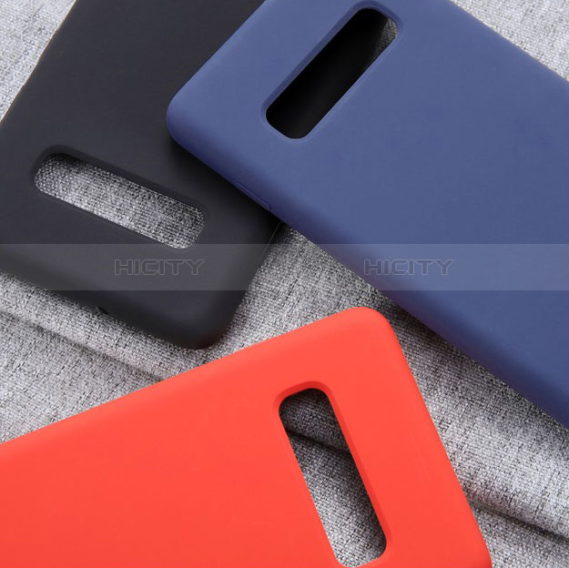 Silikon Hülle Handyhülle Ultra Dünn Schutzhülle Tasche U01 für Samsung Galaxy S10 5G groß