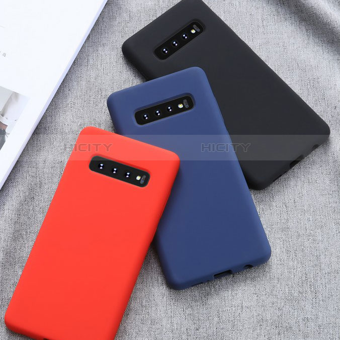 Silikon Hülle Handyhülle Ultra Dünn Schutzhülle Tasche U01 für Samsung Galaxy S10 5G groß