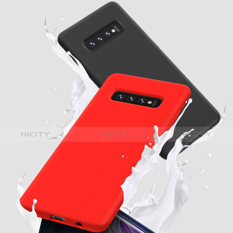 Silikon Hülle Handyhülle Ultra Dünn Schutzhülle Tasche U01 für Samsung Galaxy S10 Plus