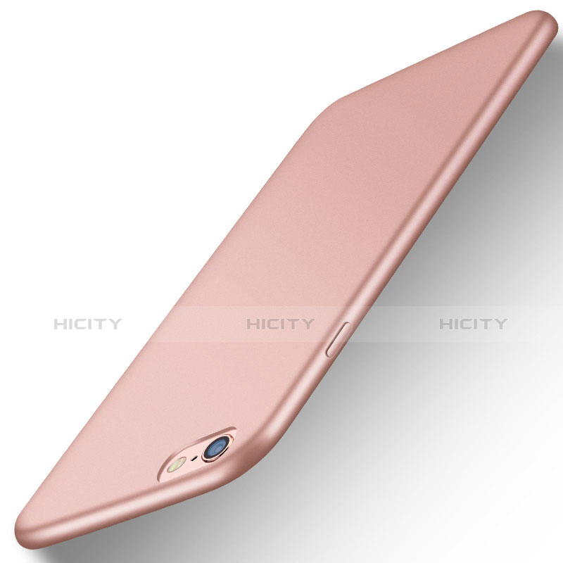 Silikon Hülle Handyhülle Ultra Dünn Schutzhülle Tasche U06 für Apple iPhone 6S Plus Rosegold