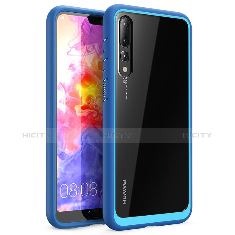 Silikon Hülle Handyhülle Ultra Dünn Schutzhülle Tasche Vorder und Rückseite 360 Grad M01 für Huawei P20 Pro groß