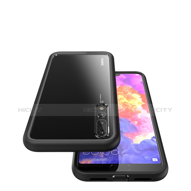 Silikon Hülle Handyhülle Ultra Dünn Schutzhülle Tasche Vorder und Rückseite 360 Grad M01 für Huawei P20 Pro groß