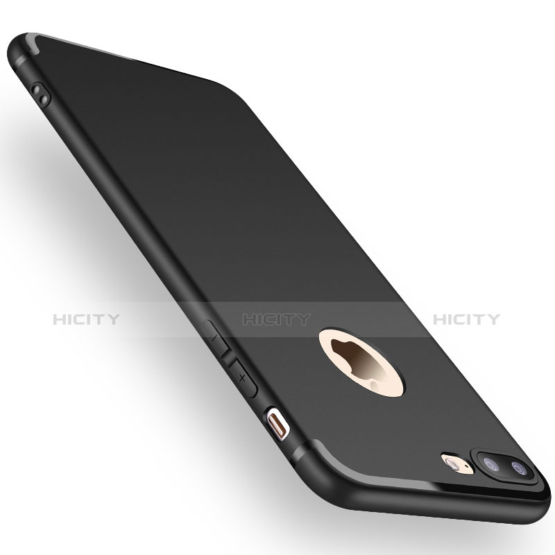 Silikon Hülle Handyhülle Ultra Dünn Schutzhülle Tasche Z15 für Apple iPhone 7 Plus Schwarz