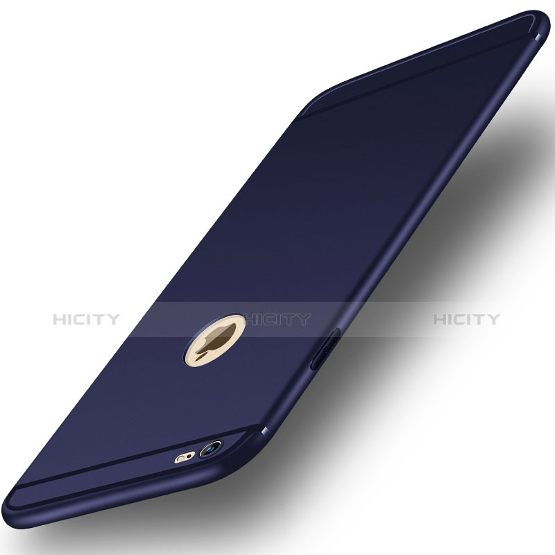Silikon Hülle Handyhülle Ultra Dünn Schutzhülle U04 für Apple iPhone 6S Plus Blau groß