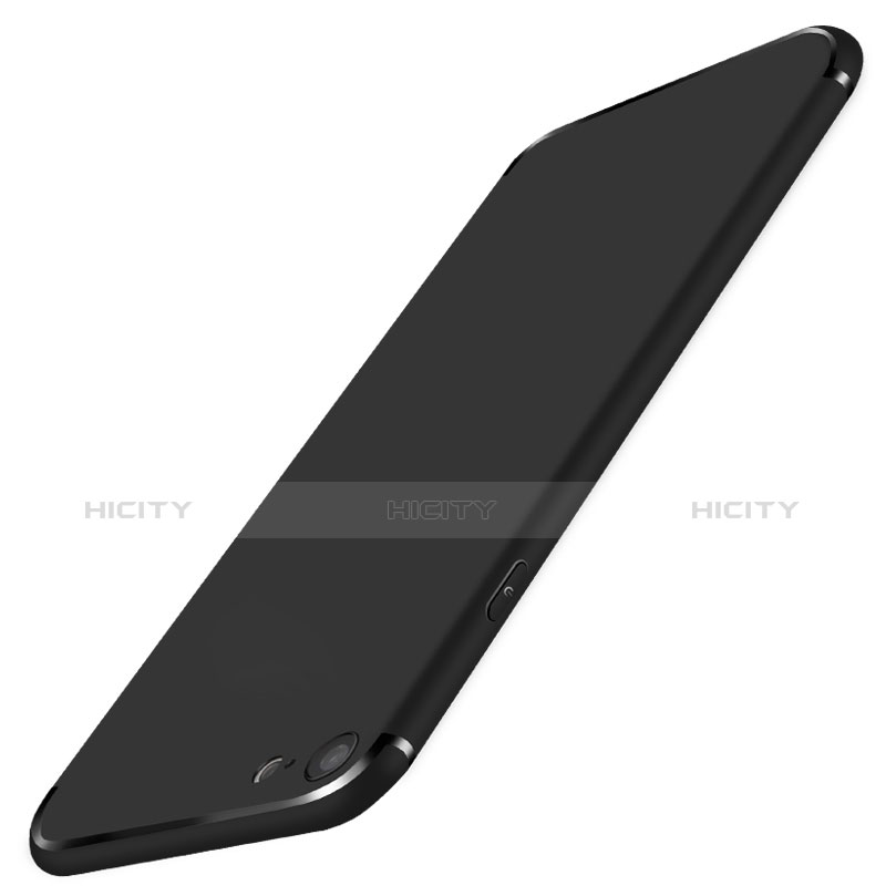 Silikon Hülle Handyhülle Ultra Dünn Schutzhülle U07 für Apple iPhone 6 Schwarz groß