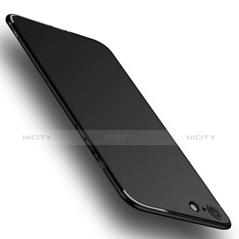 Silikon Hülle Handyhülle Ultra Dünn Schutzhülle U08 für Apple iPhone 6 Schwarz Plus