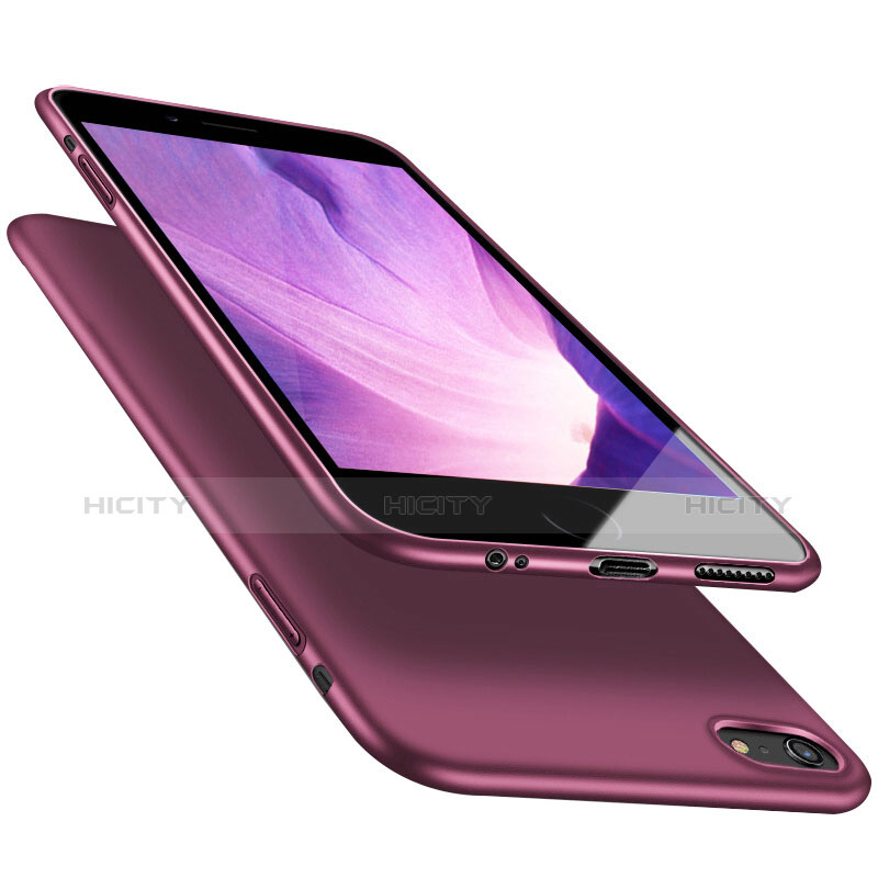 Silikon Hülle Handyhülle Ultra Dünn Schutzhülle U14 für Apple iPhone 6 Violett