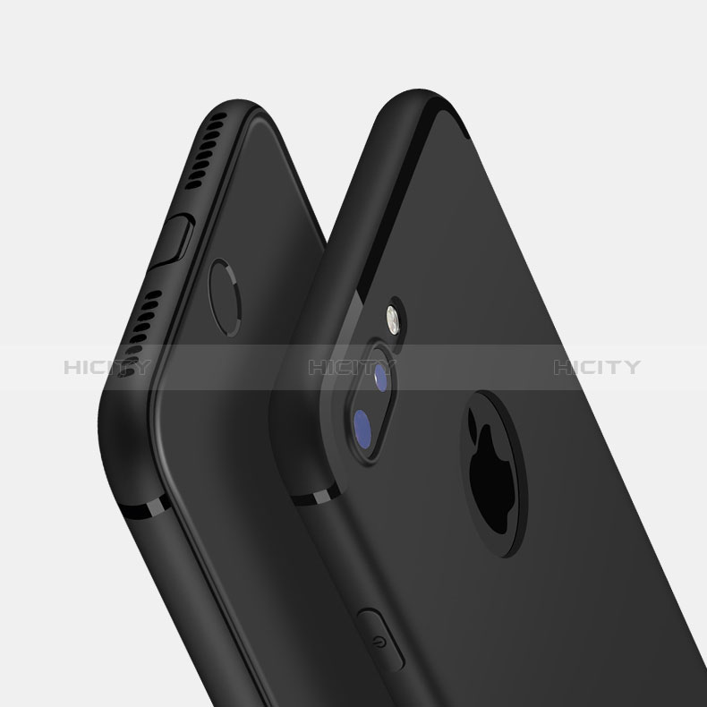 Silikon Hülle Handyhülle Ultra Dünn Schutzhülle Z05 für Apple iPhone 8 Plus Schwarz