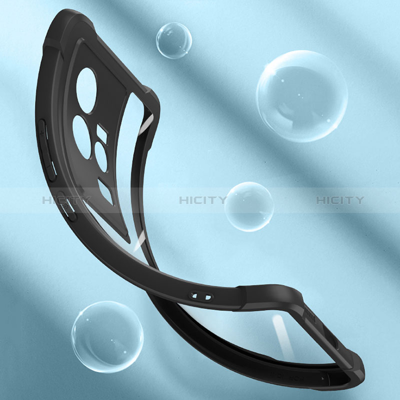 Silikon Hülle Handyhülle Ultradünn Schutzhülle Flexible Tasche Durchsichtig Transparent mit Magnetisch Fingerring Ständer BH1 für Vivo iQOO 11 5G
