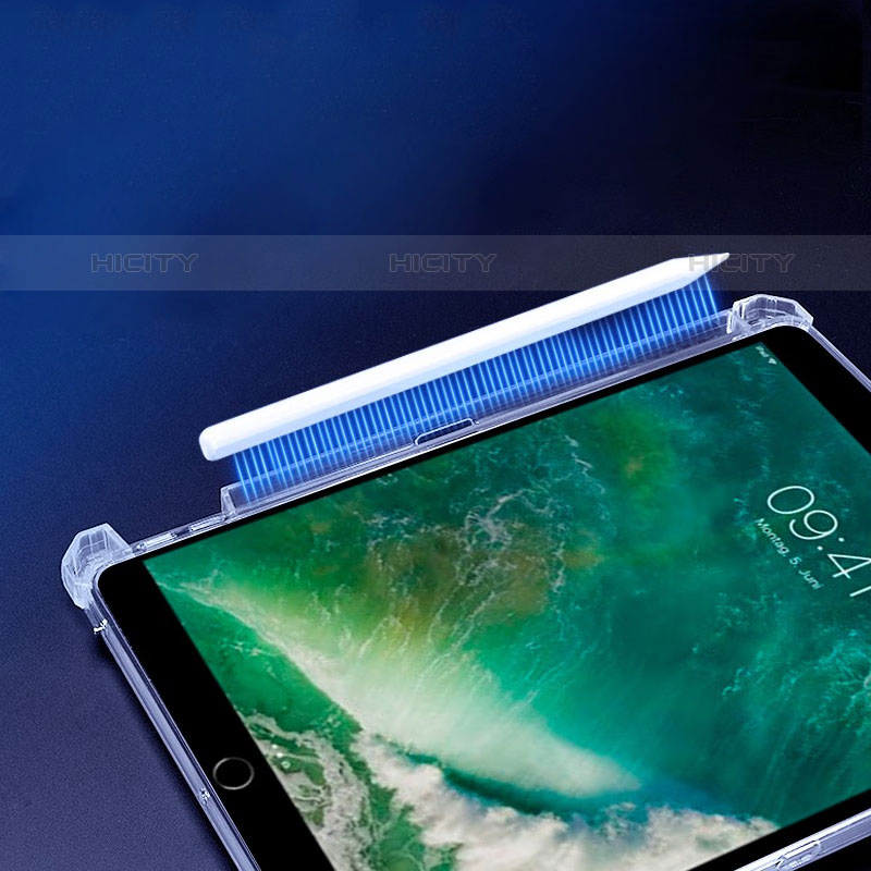 Silikon Hülle Handyhülle Ultradünn Schutzhülle Flexible Tasche Durchsichtig Transparent mit Ständer für Apple iPad Air 3 Klar