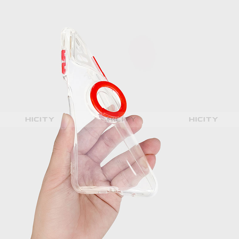 Silikon Hülle Handyhülle Ultradünn Schutzhülle Flexible Tasche Durchsichtig Transparent mit Ständer für Xiaomi POCO M3 Pro 5G groß