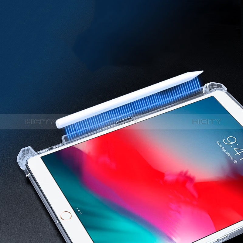 Silikon Hülle Handyhülle Ultradünn Schutzhülle Flexible Tasche Durchsichtig Transparent mit Ständer S01 für Apple iPad Mini 4 Klar