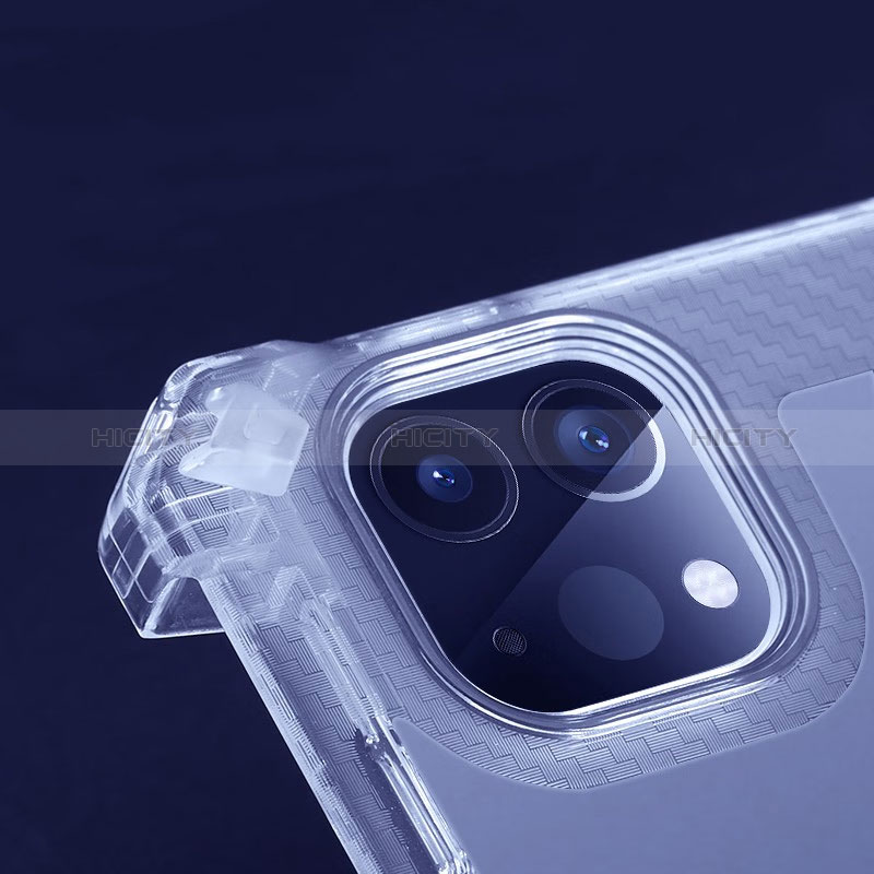 Silikon Hülle Handyhülle Ultradünn Schutzhülle Flexible Tasche Durchsichtig Transparent mit Ständer S01 für Apple iPad Pro 11 (2022) Klar groß