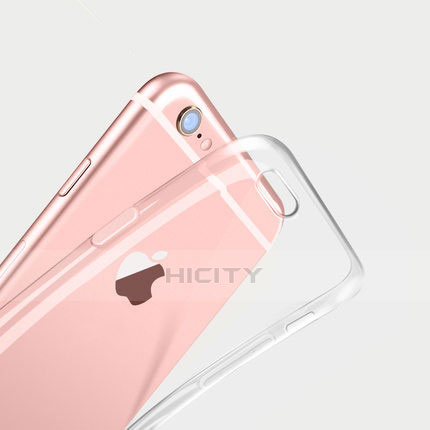 Silikon Hülle Handyhülle Ultradünn Tasche Durchsichtig Transparent für Apple iPhone 6S Klar Plus