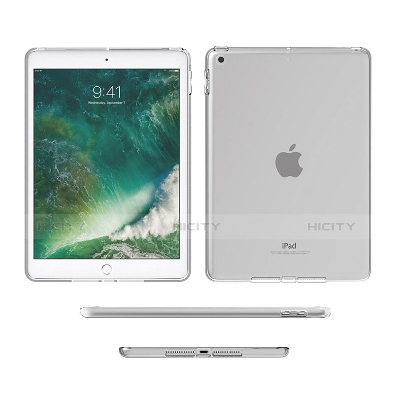 Silikon Hülle Handyhülle Ultradünn Tasche Durchsichtig Transparent für Apple New iPad 9.7 (2017) Klar