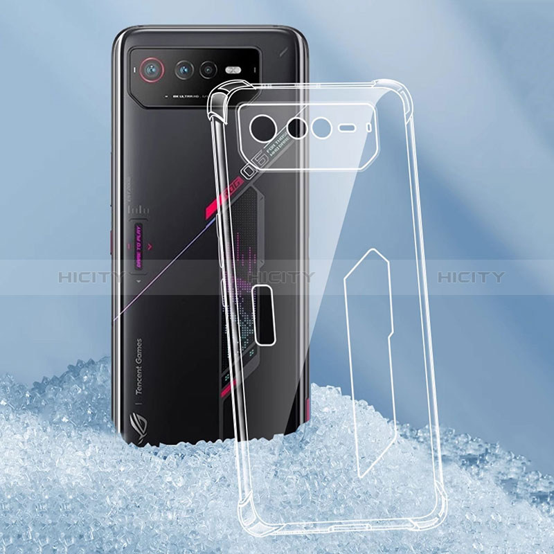 Silikon Hülle Handyhülle Ultradünn Tasche Durchsichtig Transparent für Asus ROG Phone 6 Klar