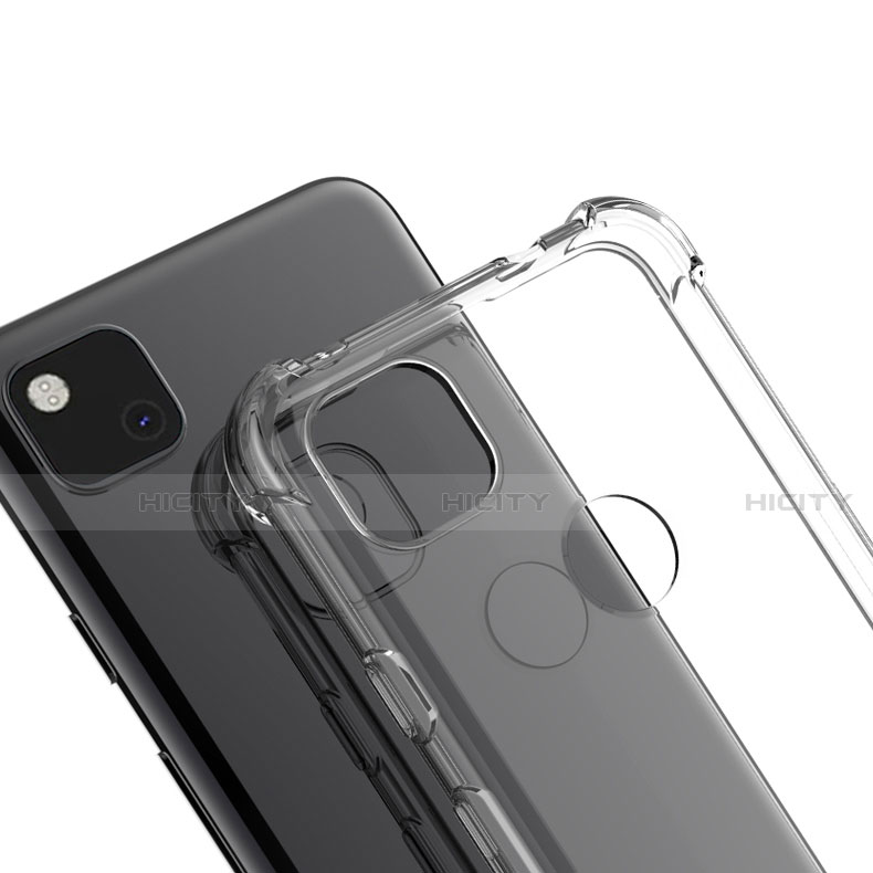 Silikon Hülle Handyhülle Ultradünn Tasche Durchsichtig Transparent für Google Pixel 4a Klar