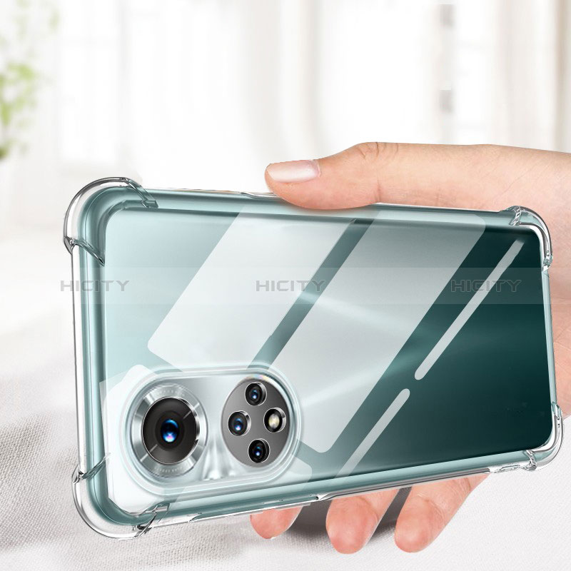 Silikon Hülle Handyhülle Ultradünn Tasche Durchsichtig Transparent für Huawei Honor 50 Pro 5G Klar groß