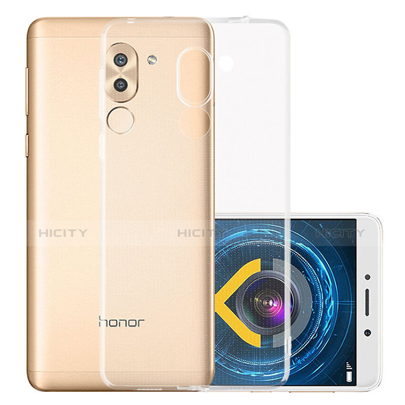 Silikon Hülle Handyhülle Ultradünn Tasche Durchsichtig Transparent für Huawei Honor 6X Klar