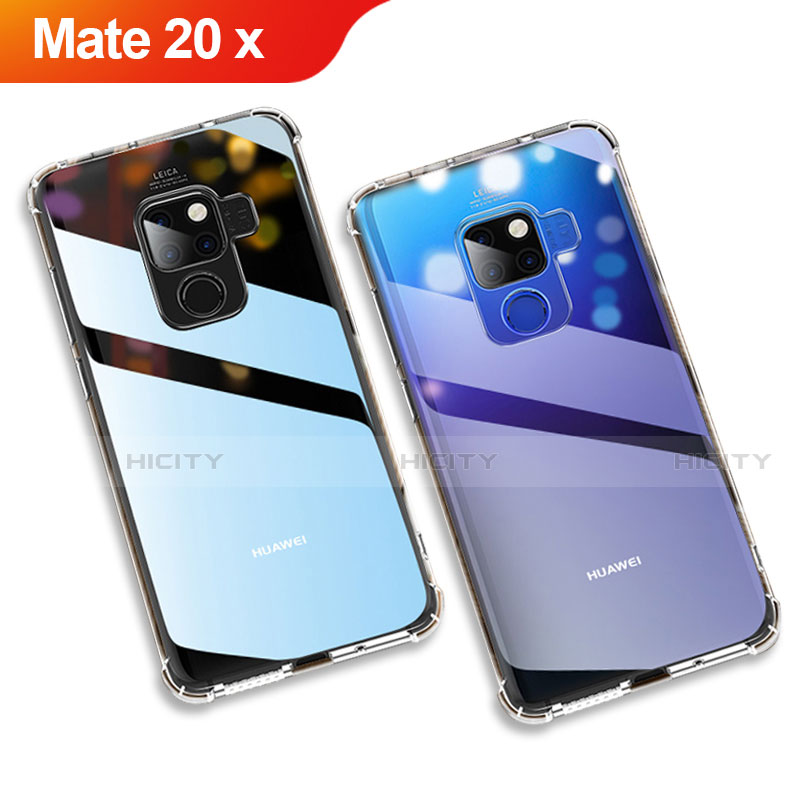 Silikon Hülle Handyhülle Ultradünn Tasche Durchsichtig Transparent für Huawei Mate 20 X 5G Klar