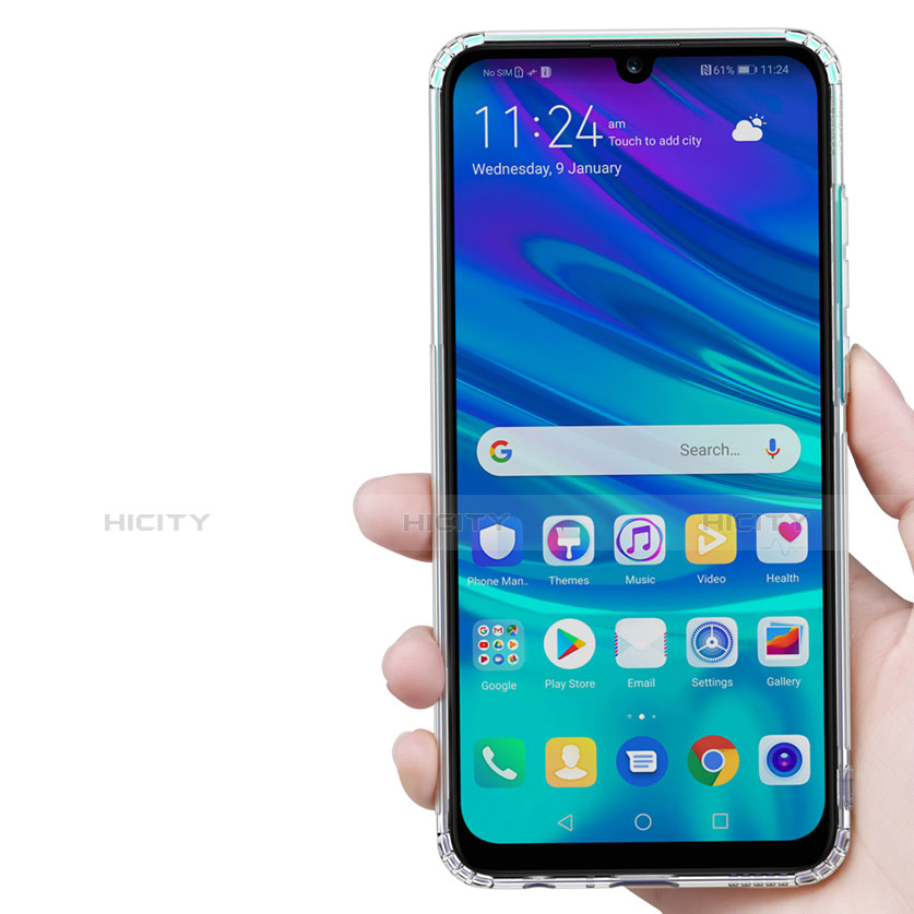 Silikon Hülle Handyhülle Ultradünn Tasche Durchsichtig Transparent für Huawei P Smart (2019) Klar