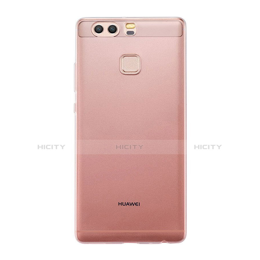 Silikon Hülle Handyhülle Ultradünn Tasche Durchsichtig Transparent für Huawei P9 Rosegold