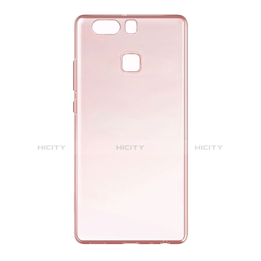 Silikon Hülle Handyhülle Ultradünn Tasche Durchsichtig Transparent für Huawei P9 Rosegold