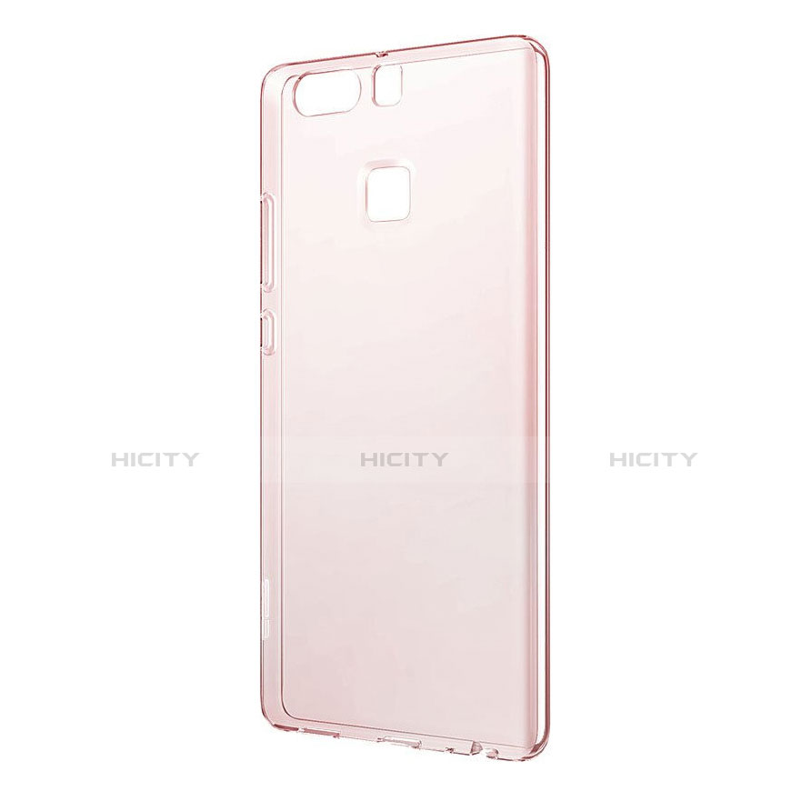 Silikon Hülle Handyhülle Ultradünn Tasche Durchsichtig Transparent für Huawei P9 Rosegold