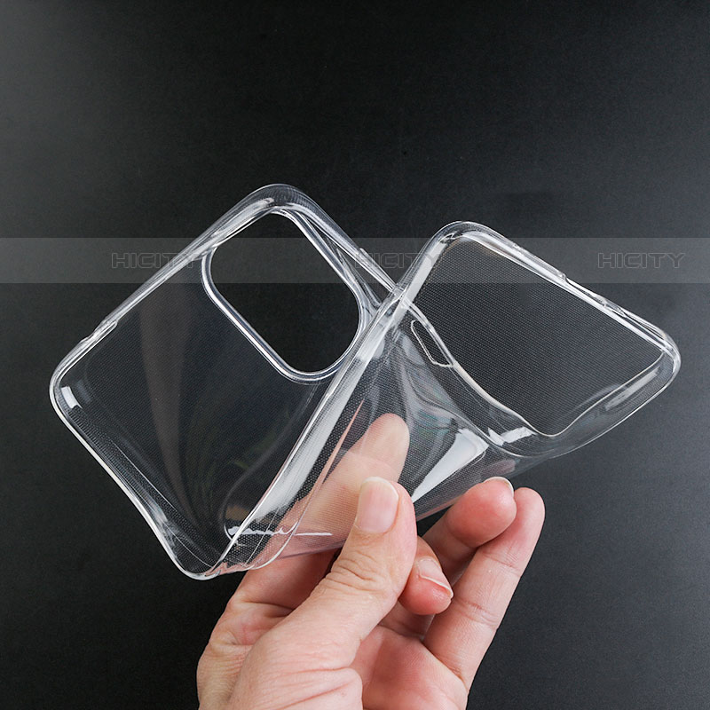 Silikon Hülle Handyhülle Ultradünn Tasche Durchsichtig Transparent für Motorola Moto E32s Klar