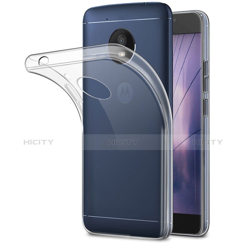 Silikon Hülle Handyhülle Ultradünn Tasche Durchsichtig Transparent für Motorola Moto E4 Plus Klar