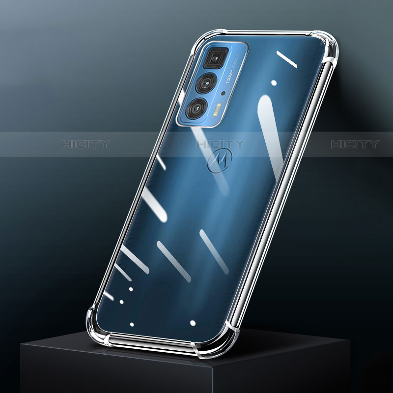 Silikon Hülle Handyhülle Ultradünn Tasche Durchsichtig Transparent für Motorola Moto Edge 20 Pro 5G Klar