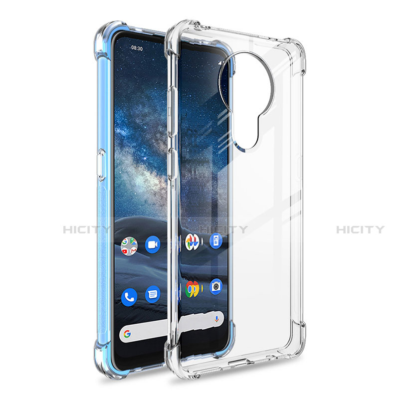 Silikon Hülle Handyhülle Ultradünn Tasche Durchsichtig Transparent für Nokia 5.3 Klar groß