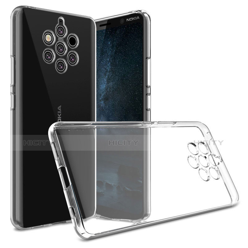 Silikon Hülle Handyhülle Ultradünn Tasche Durchsichtig Transparent für Nokia 9 PureView Klar