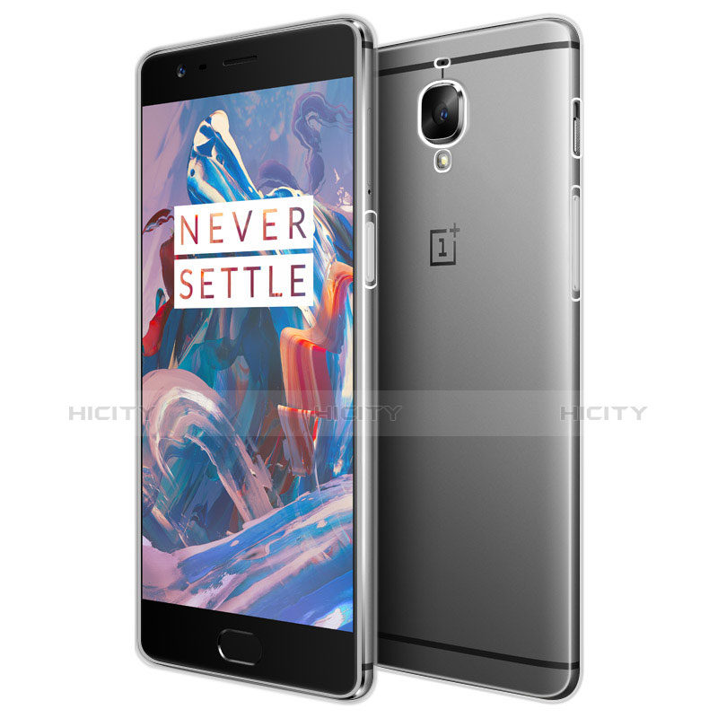 Silikon Hülle Handyhülle Ultradünn Tasche Durchsichtig Transparent für OnePlus 3T Klar