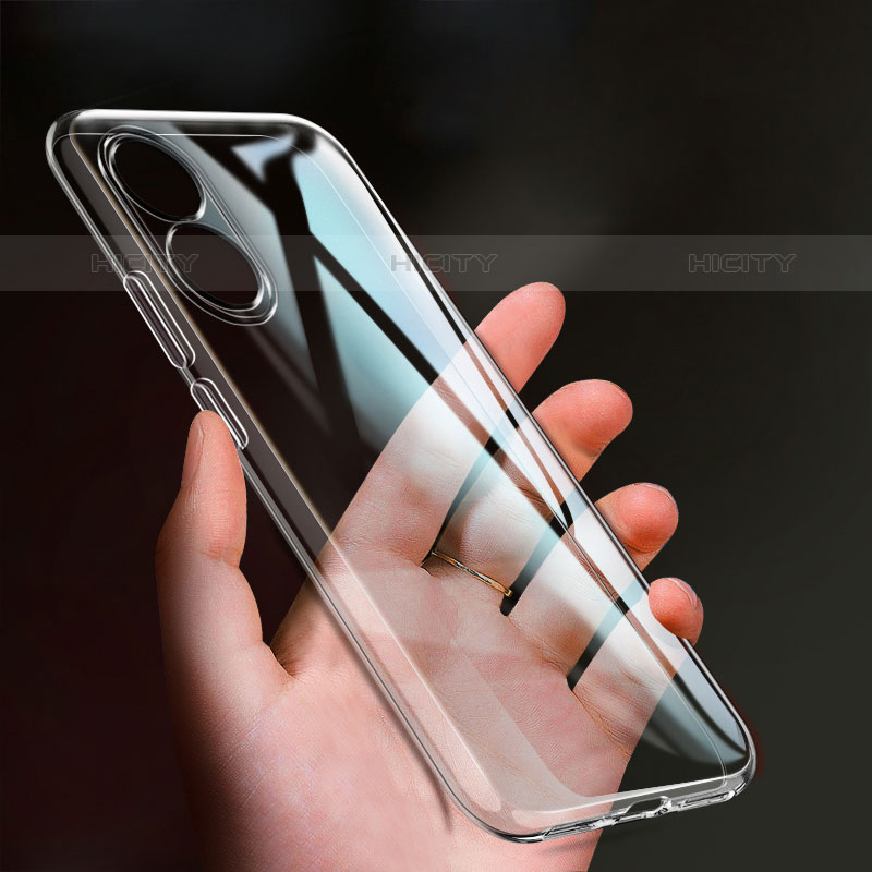 Silikon Hülle Handyhülle Ultradünn Tasche Durchsichtig Transparent für Oppo A17 Klar