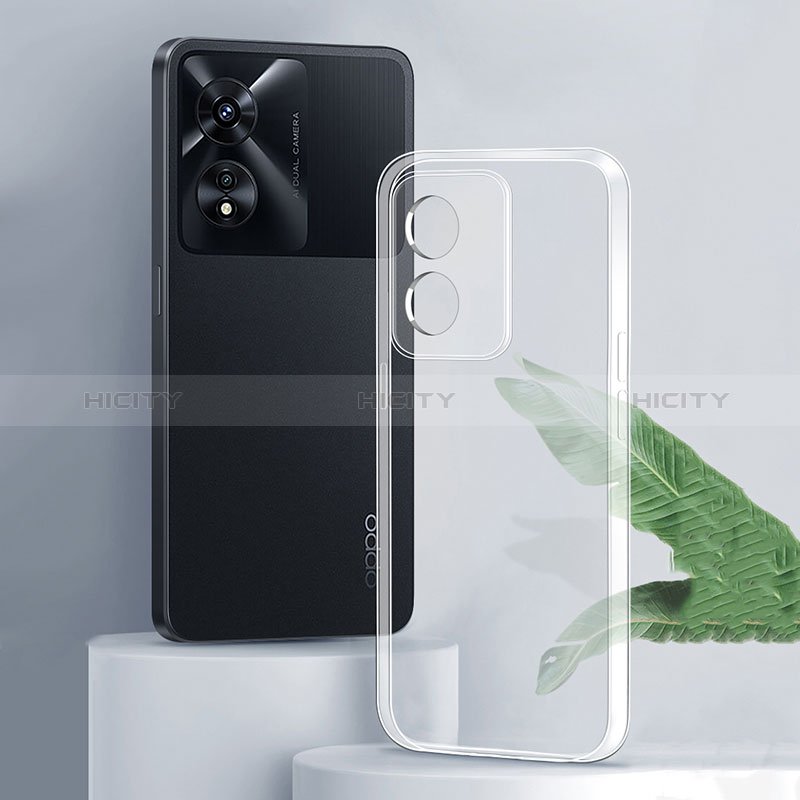 Silikon Hülle Handyhülle Ultradünn Tasche Durchsichtig Transparent für Oppo A1x 5G Klar