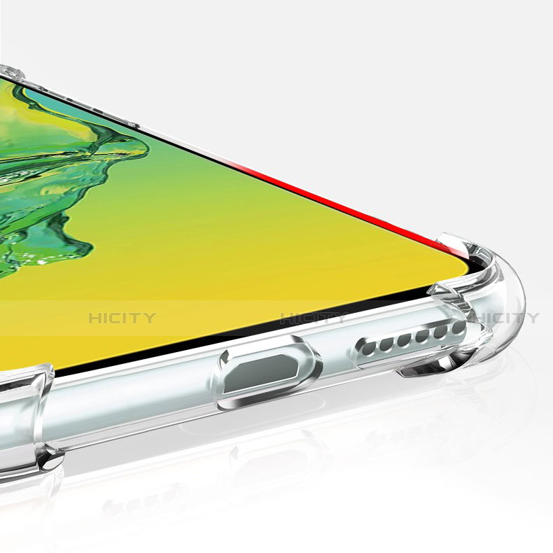 Silikon Hülle Handyhülle Ultradünn Tasche Durchsichtig Transparent für Oppo A32 Klar