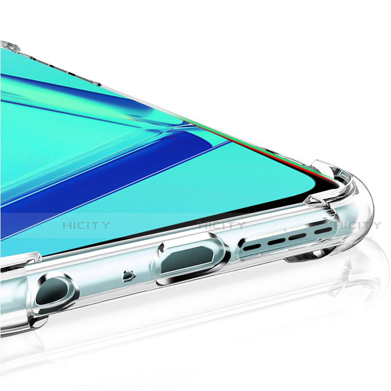 Silikon Hülle Handyhülle Ultradünn Tasche Durchsichtig Transparent für Oppo A52 Klar groß