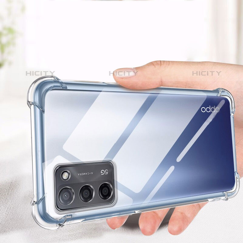 Silikon Hülle Handyhülle Ultradünn Tasche Durchsichtig Transparent für Oppo A55 5G Klar