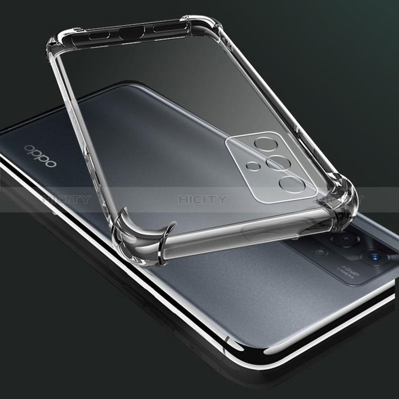 Silikon Hülle Handyhülle Ultradünn Tasche Durchsichtig Transparent für Oppo A93s 5G Klar