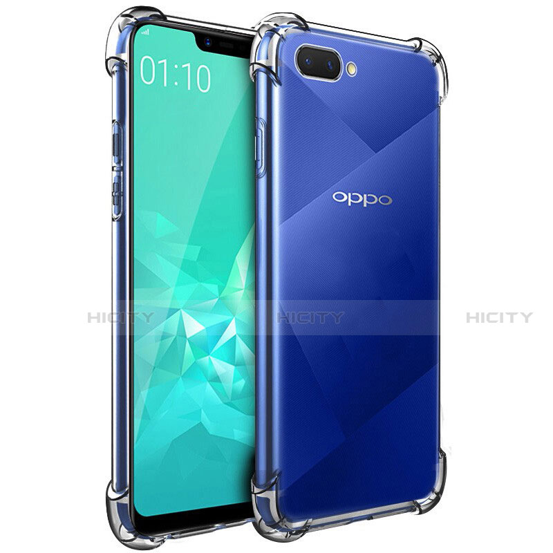 Silikon Hülle Handyhülle Ultradünn Tasche Durchsichtig Transparent für Oppo AX5 Klar